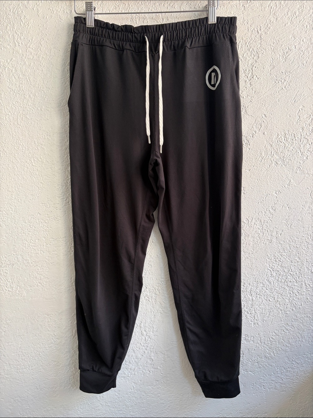 Vuori Black Athletic Jogger Pants with Drawstring